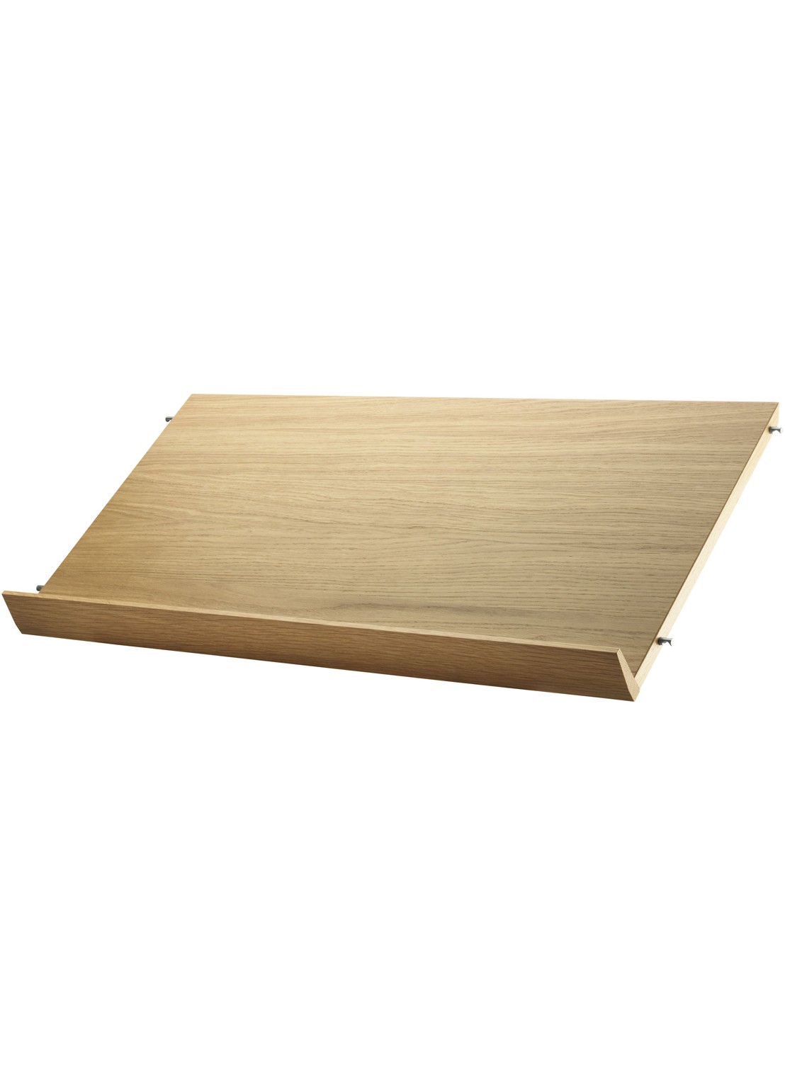 String Furniture Tijdschriftenrek hout 78 x 30 cm  - voorkant bruin
