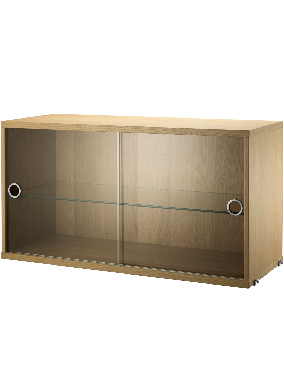 String Furniture Vitrinekast  - voorkant beige