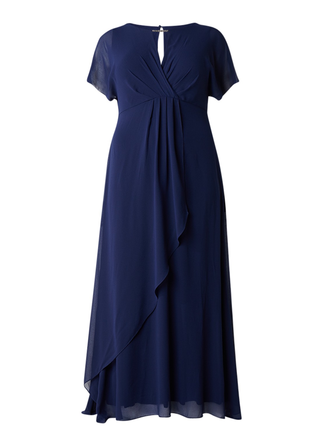 Studio 8 Destiny galajurk met gedrapeerde overlay - voorkant 3 donkerblauw