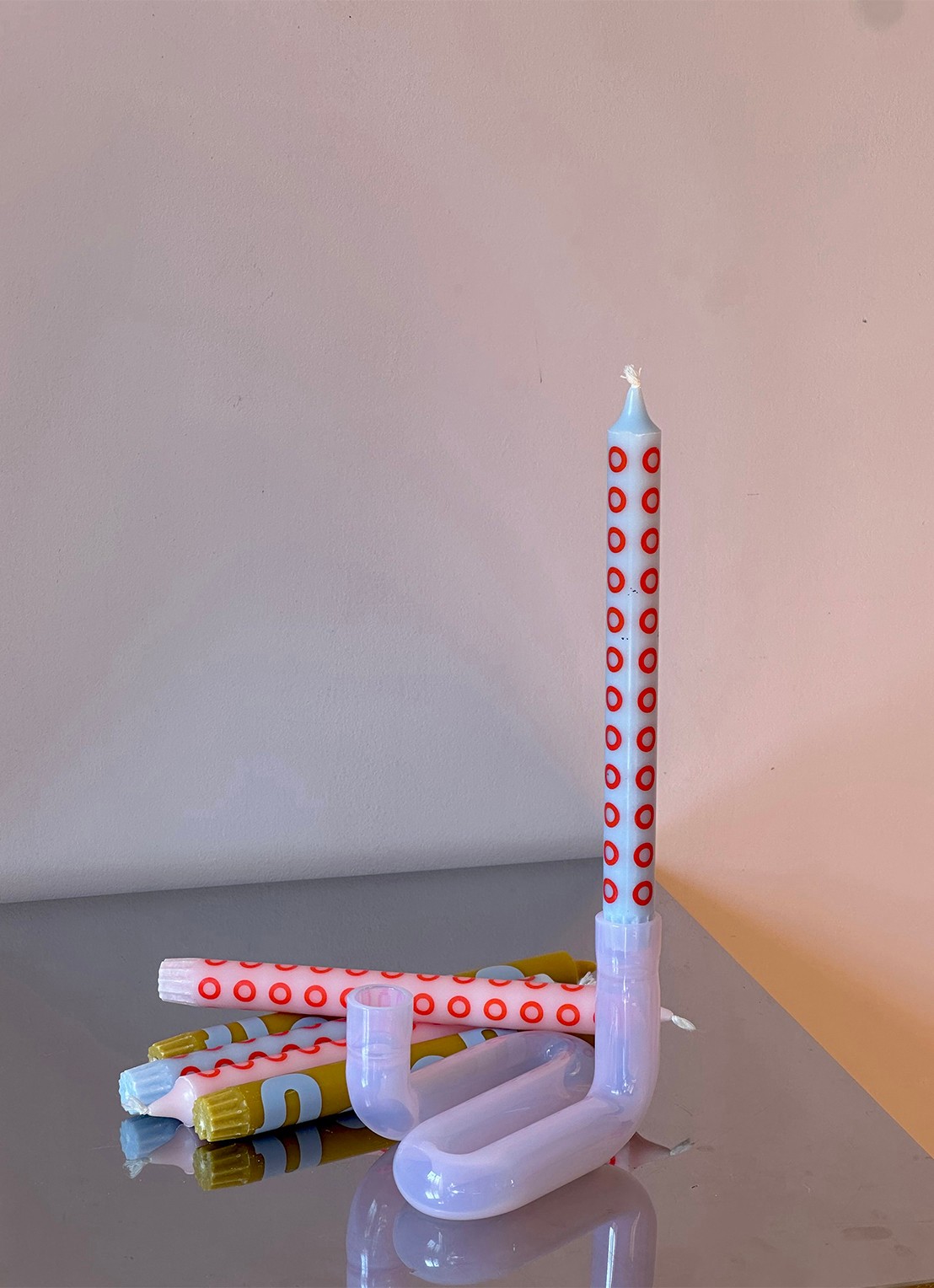 Studio About Dinerkaars 24 cm set van 4 - detail 3 lichtgrijs