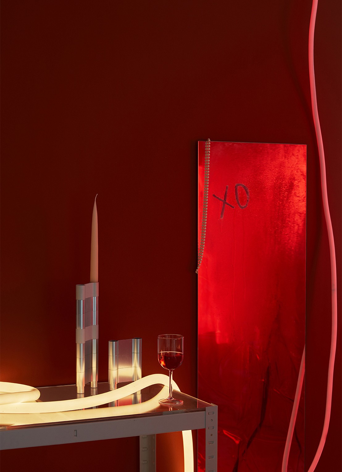 Studio About Flex Tube ledverlichting 5 meter - detail 4 rood