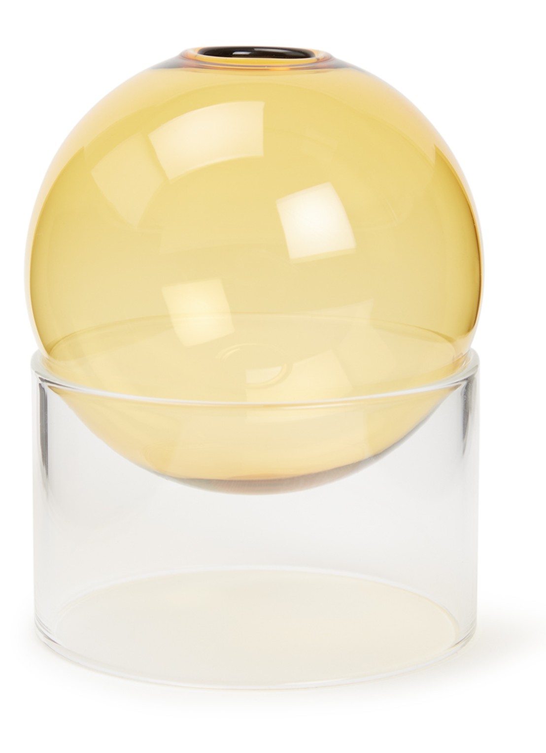 Studio About Flower Bubble vaas 10 cm - voorkant 5 geel