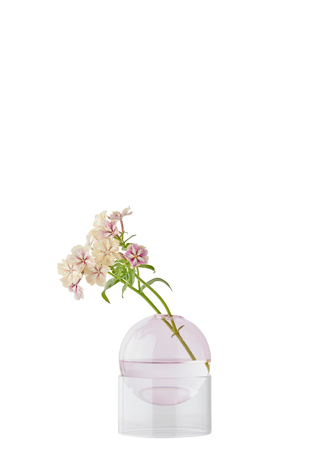 Studio About Flower Bubble vaas 10 cm - voorkant 8 roze