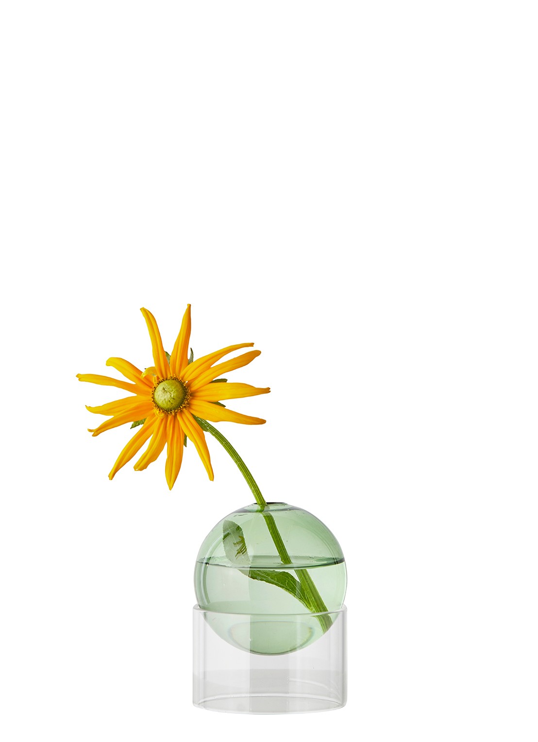 Studio About Flower Bubble vaas 10 cm - voorkant 8 groen
