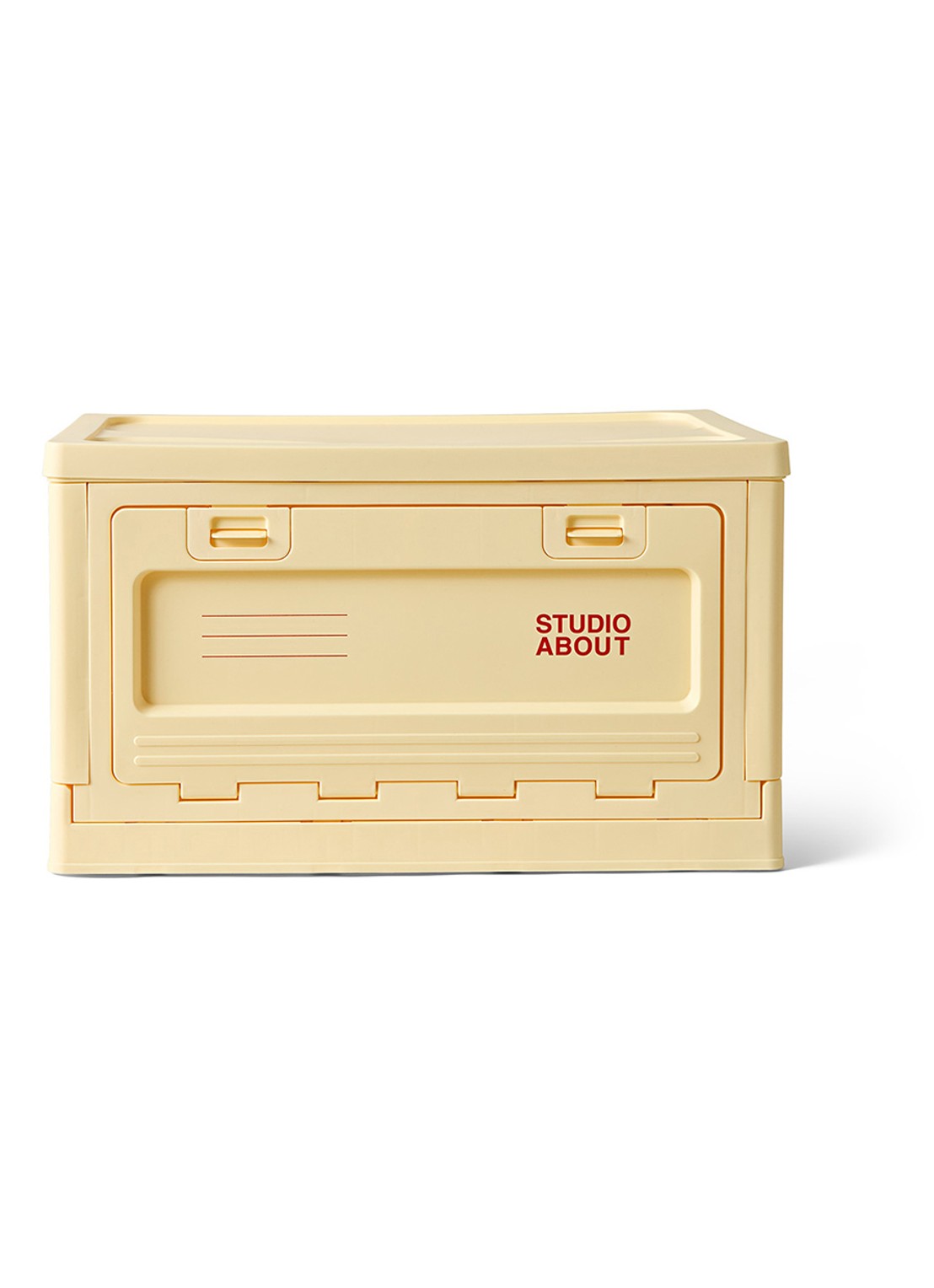 Studio About Large opbergbox 35,5 x 50 cm - voorkant 7 lichtgeel