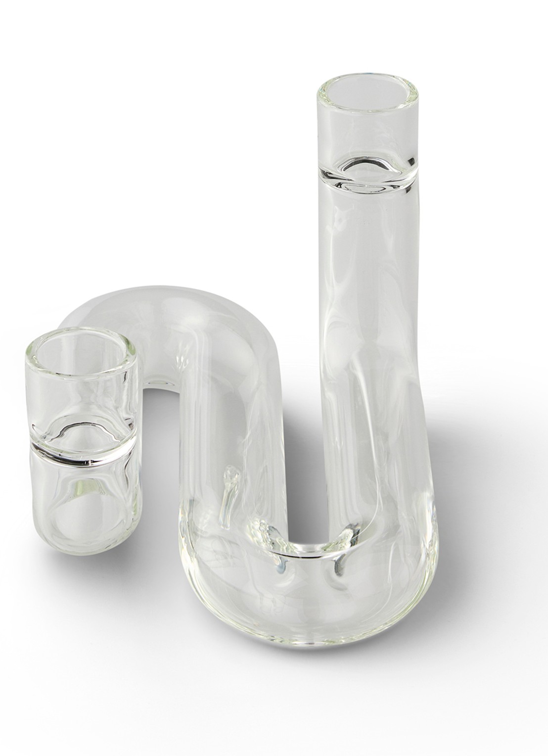 Studio About Wave kandelaar 10 cm - voorkant 2 wit