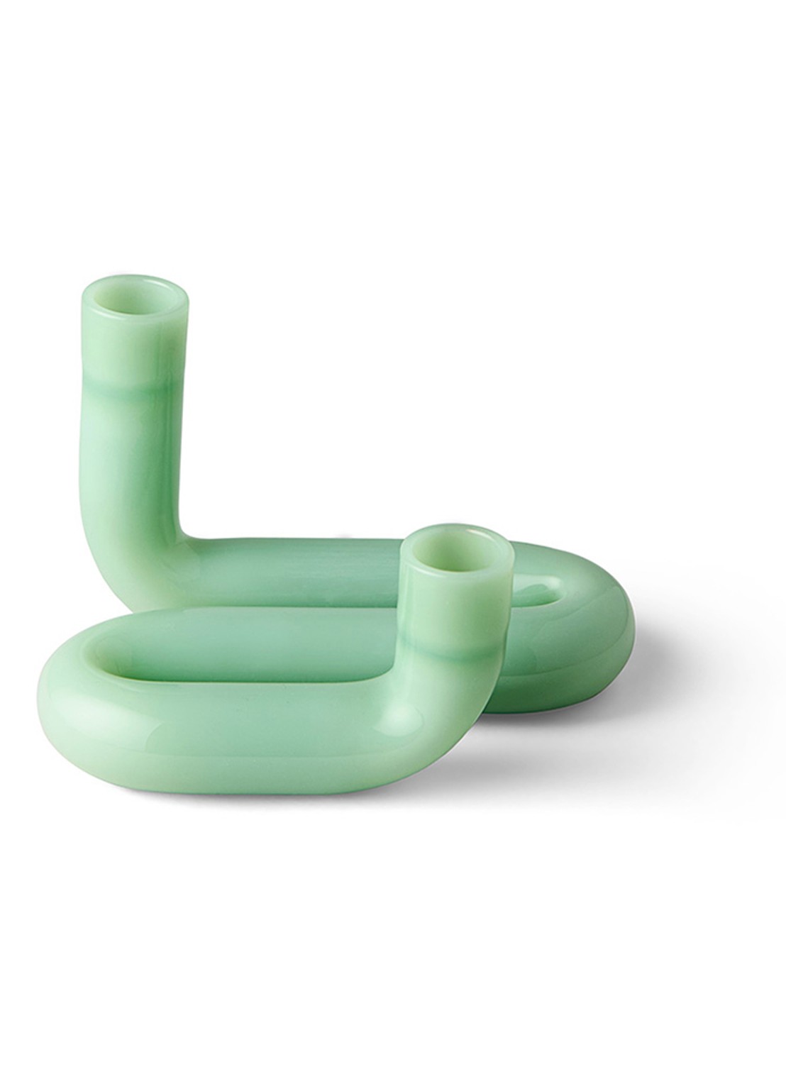 Studio About Wave kandelaar 10 cm - voorkant 2 gebroken wit