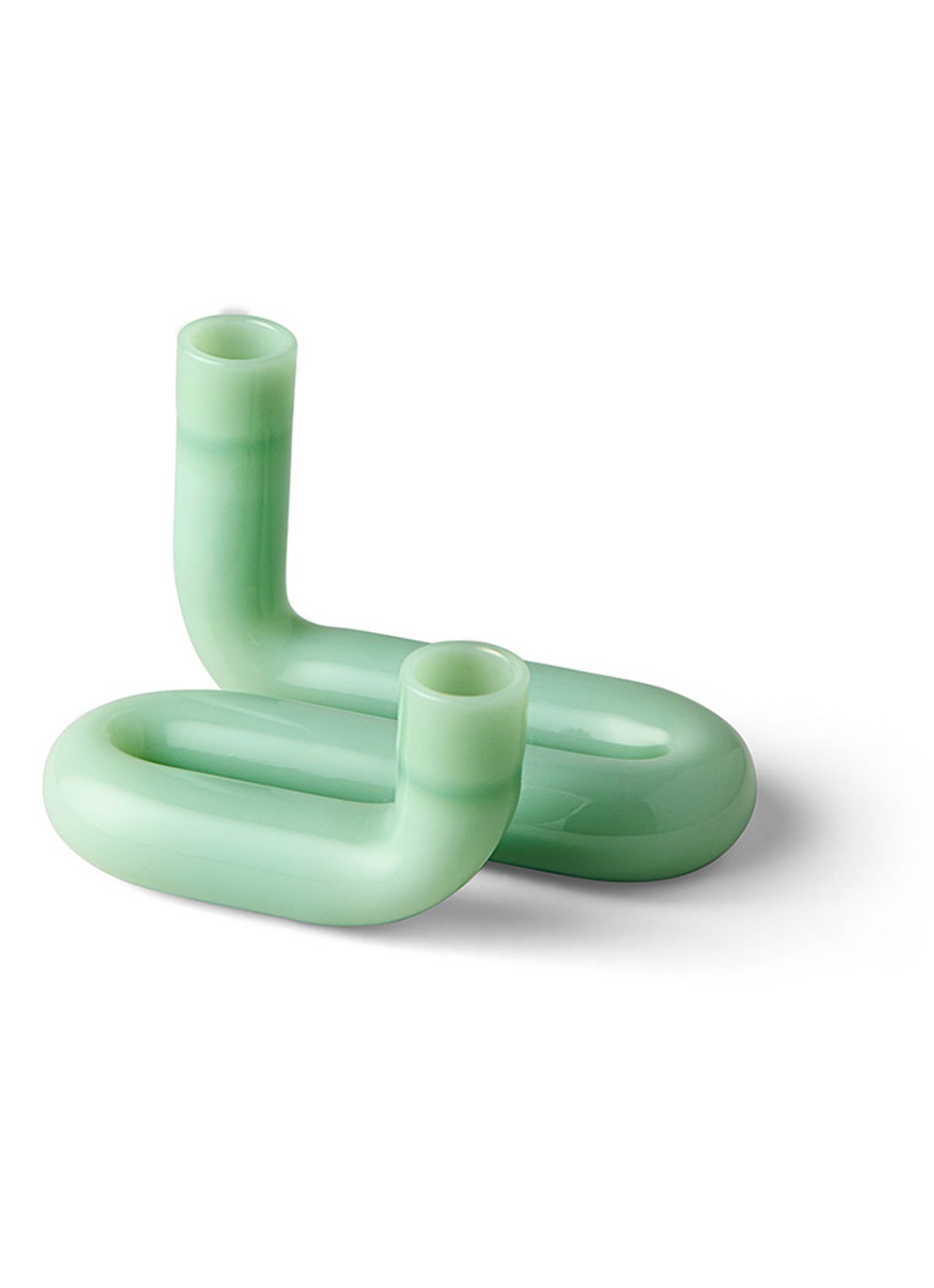 Studio About Wave kandelaar 10 cm - voorkant 3 gebroken wit