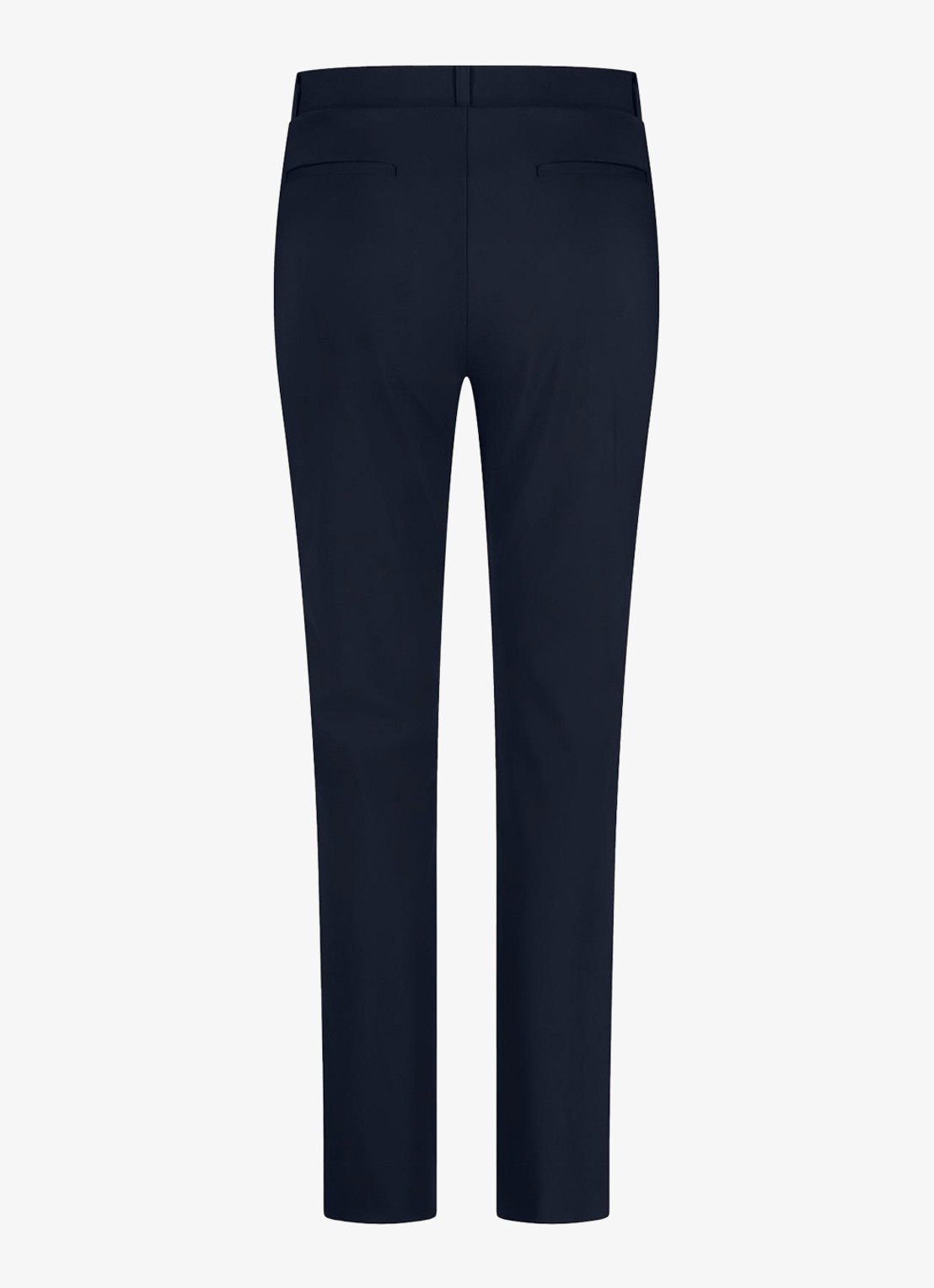 Studio Anneloes Anne mid waist cropped tapered fit pantalon met steekzakken - detail 5 donkerblauw