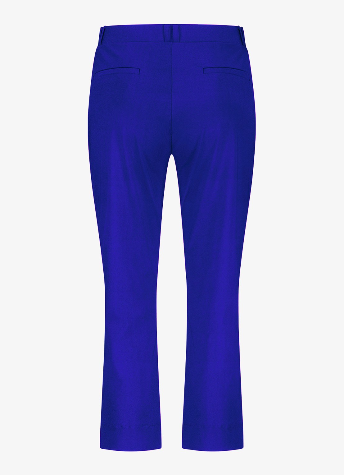 Studio Anneloes Anne straight fit mid waist capri broek - achterkant blauw