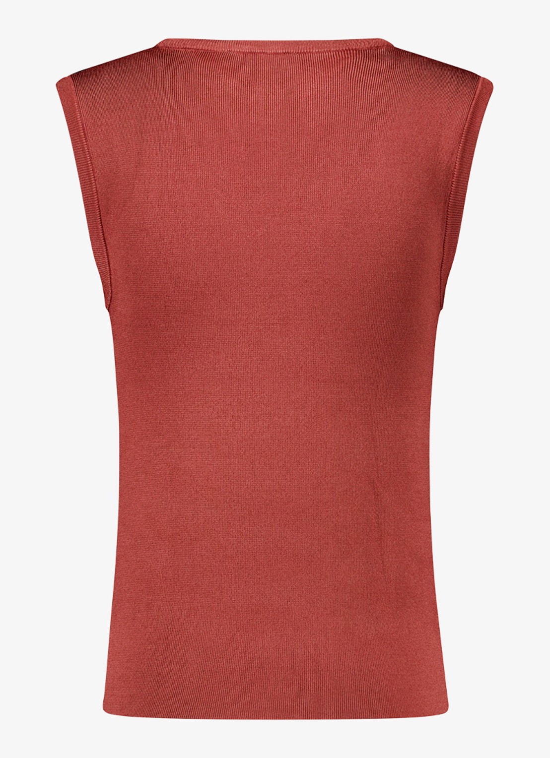 Studio Anneloes Avia top met structuur - detail 3 roestbruin
