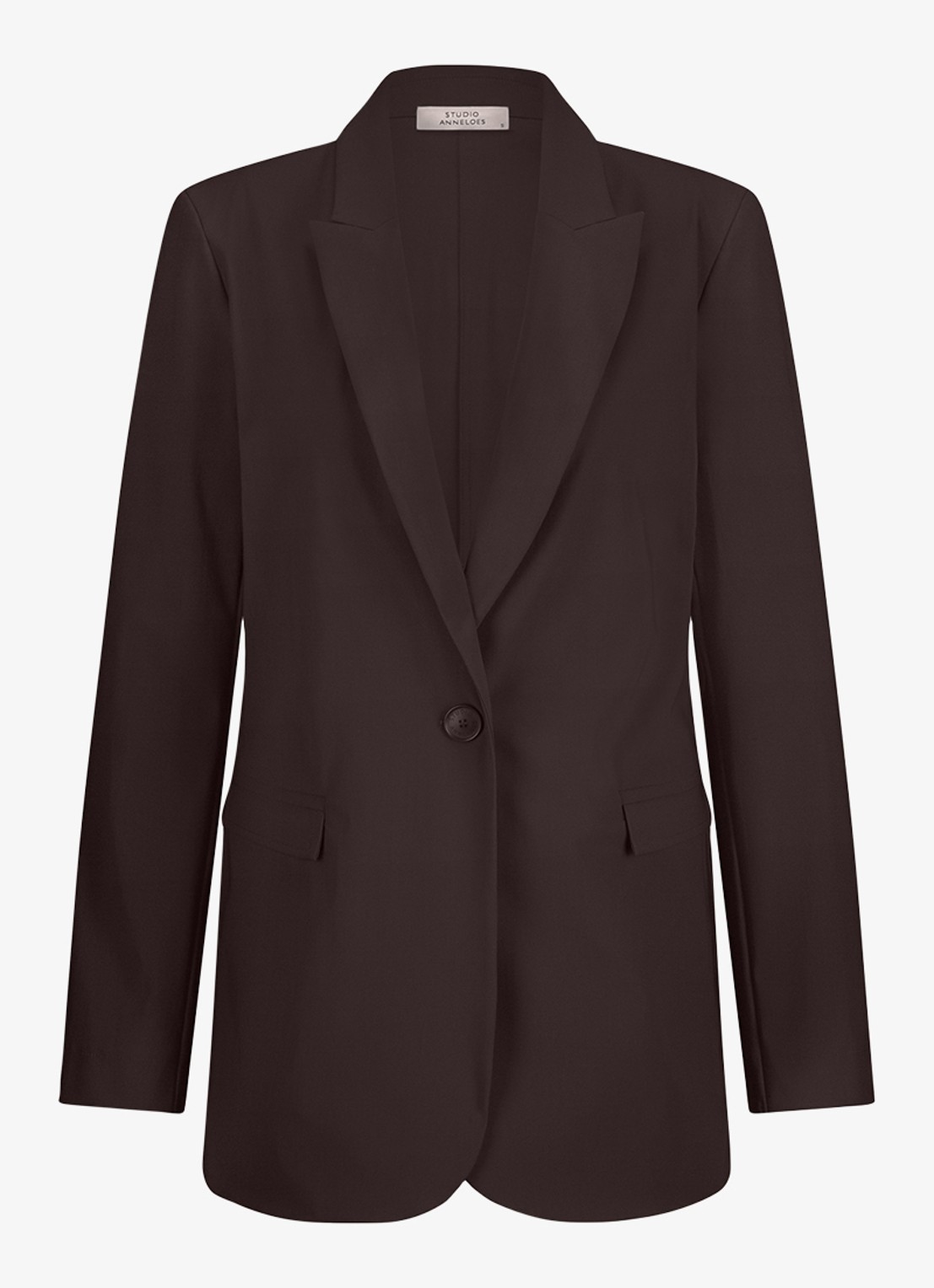 Studio Anneloes Blazer met klepzakken - voorkant 5 bruin