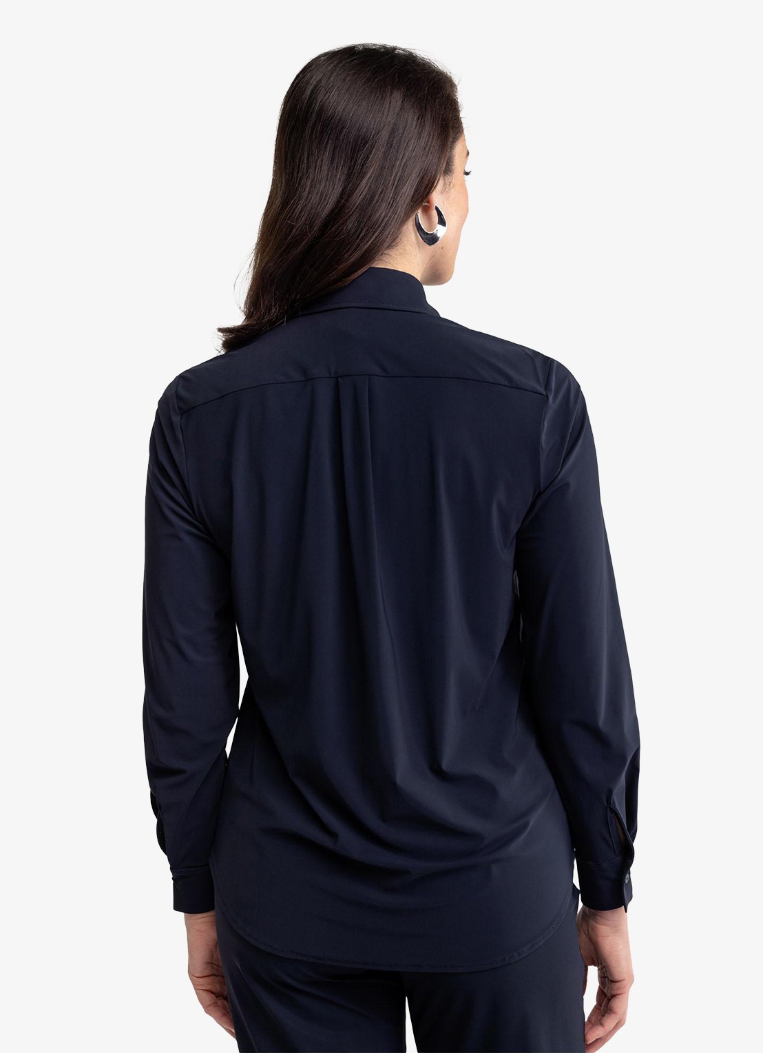 Studio Anneloes Bobby blouse met ballonmouw - achterkant 5 donkerblauw