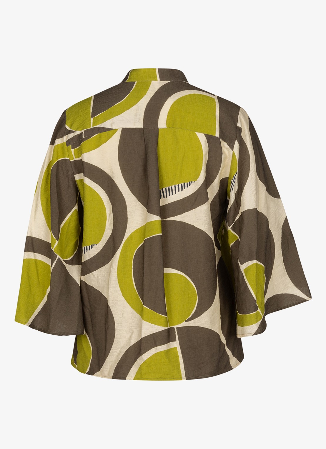 Studio Anneloes Cecil blouse met print - achterkant 5 beige