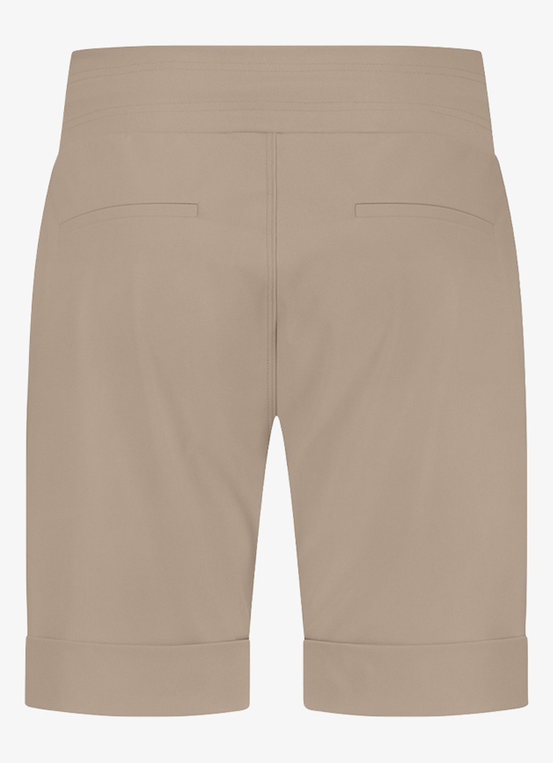 Studio Anneloes City high waist loose fit korte broek  - detail 2 lichtbruin