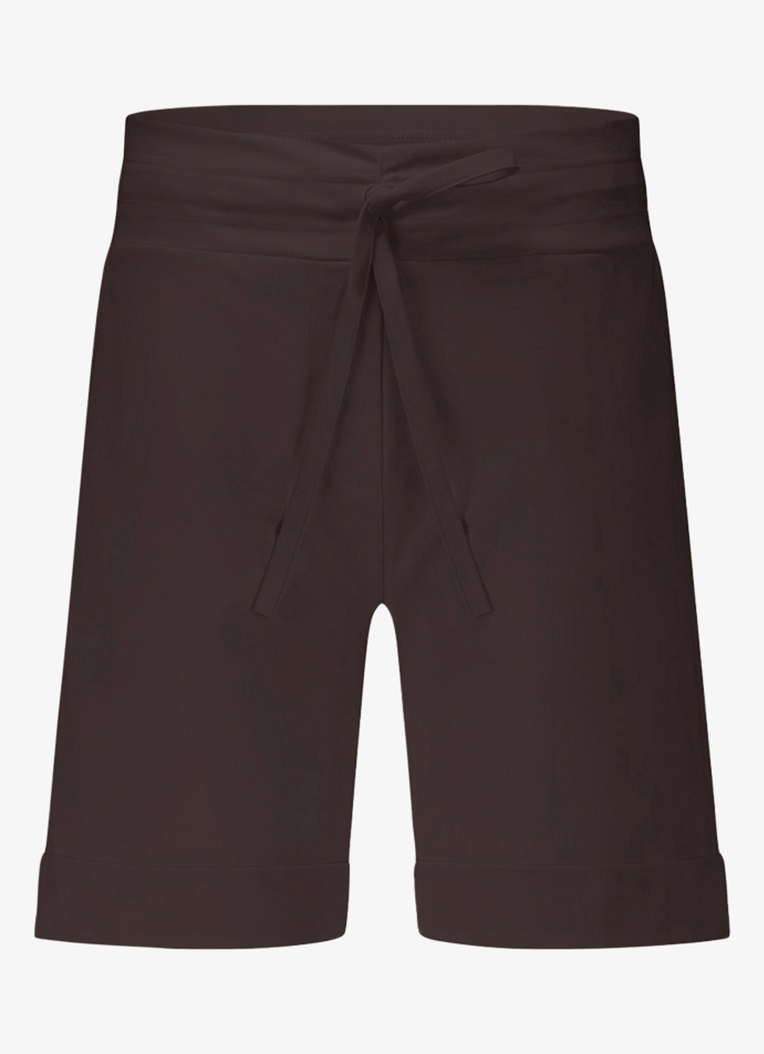 Studio Anneloes City korte broek met trekkoord - voorkant bruin