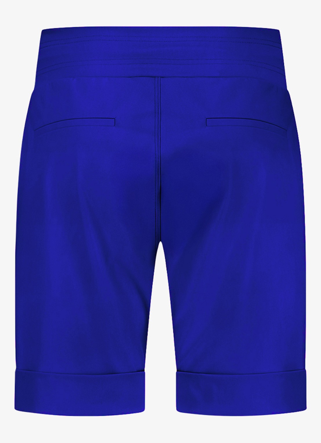 Studio Anneloes City loose fit korte broek met trekkoord - achterkant blauw