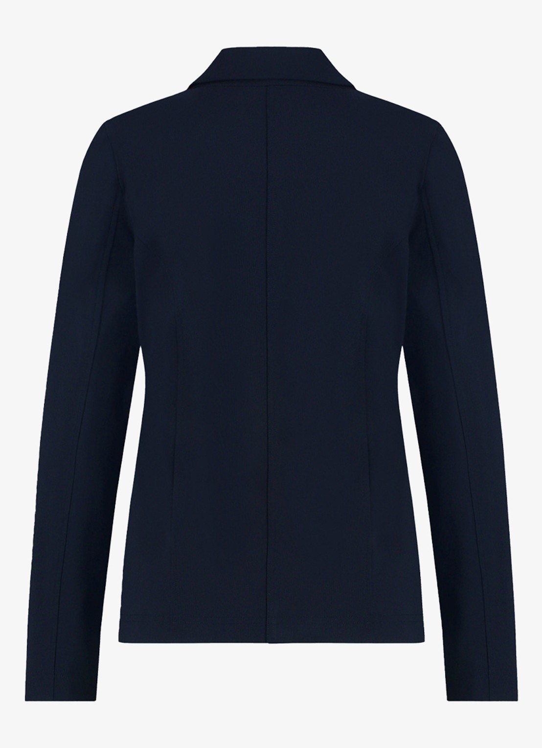 Studio Anneloes Clean blazer met klepzakken - achterkant 3 donkerblauw