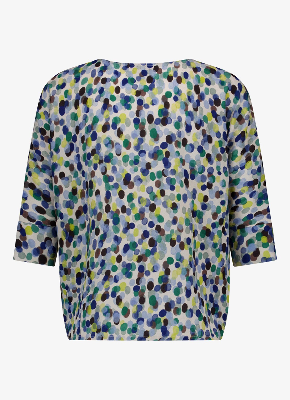 Studio Anneloes Didi top met stippenprint - achterkant 3 blauw