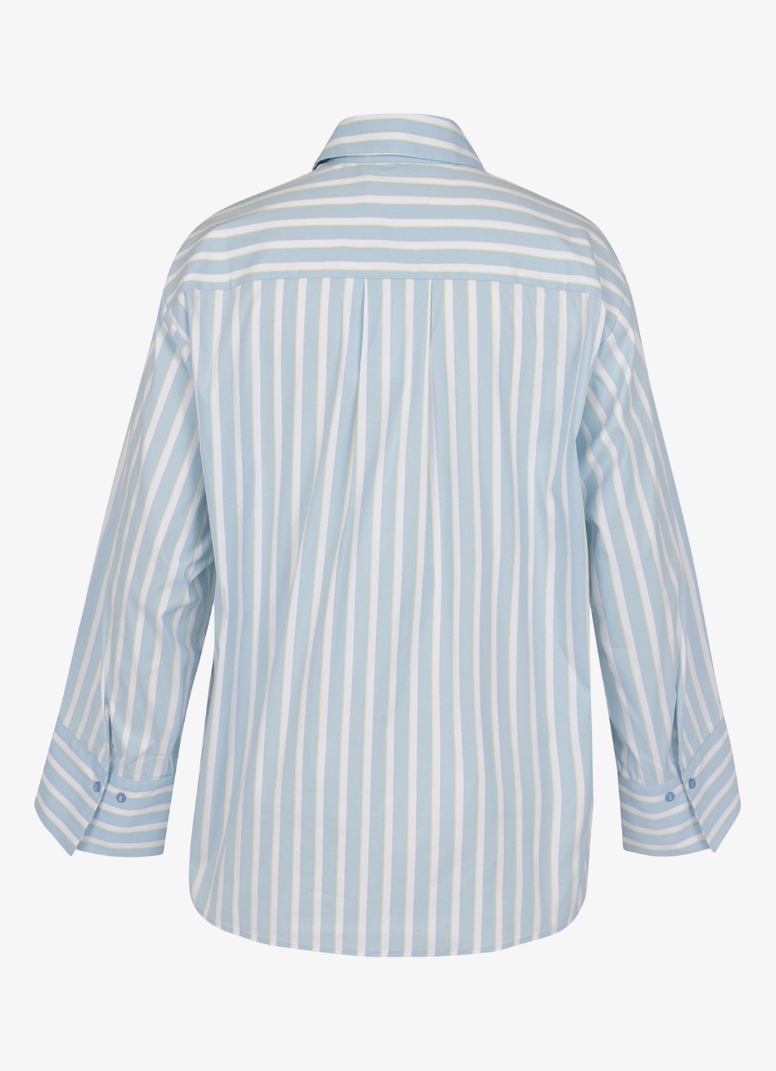 Studio Anneloes Erin blouse met streepprint - achterkant lichtblauw