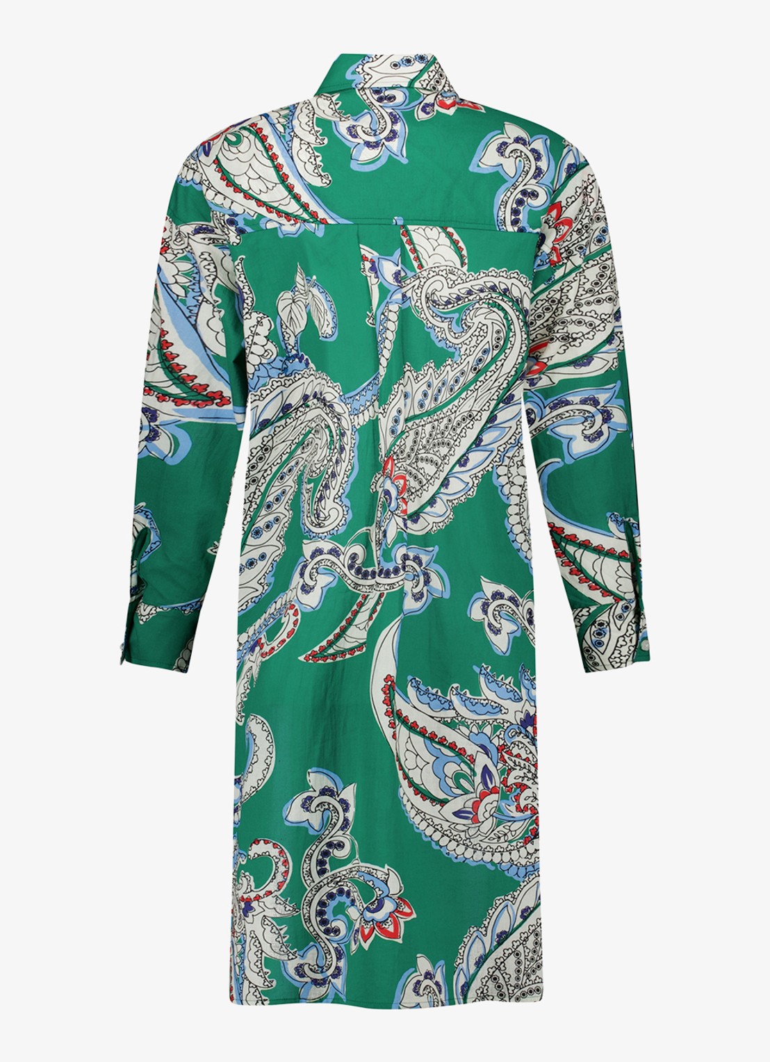 Studio Anneloes Esti blouse met paisley dessin - achterkant groen