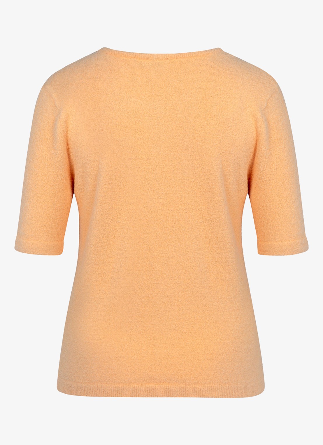 Studio Anneloes Felica fijngebreide trui met ronde hals - achterkant orange