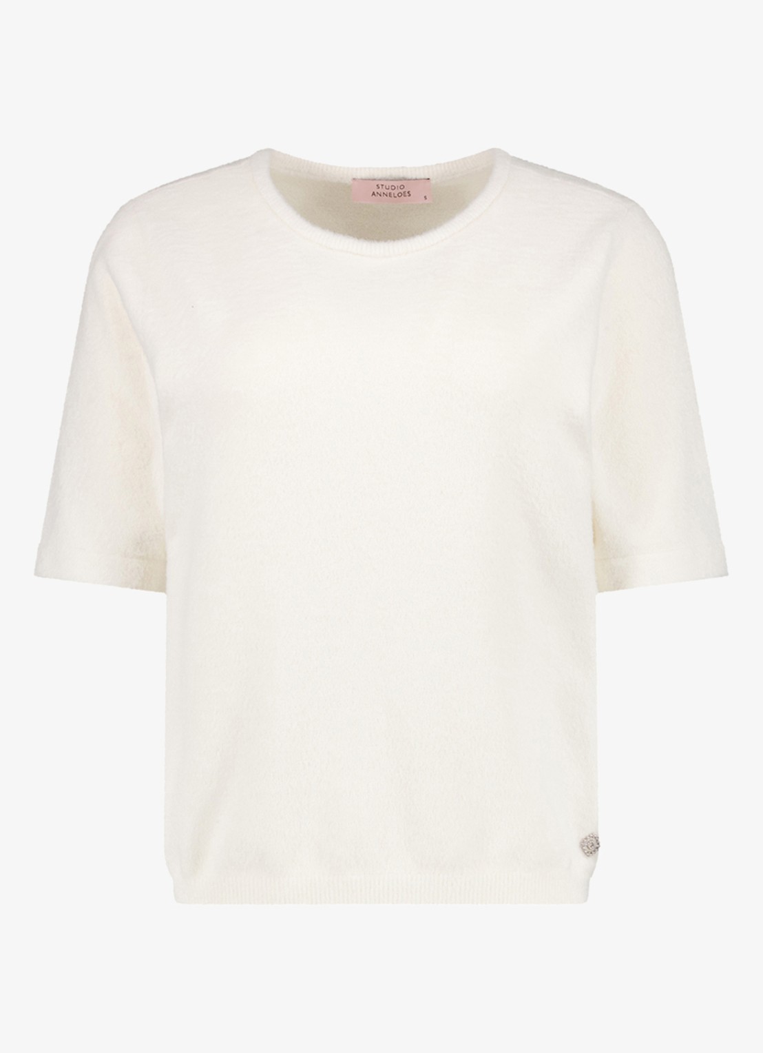 Studio Anneloes Felica pullover - voorkant 4 gebroken wit