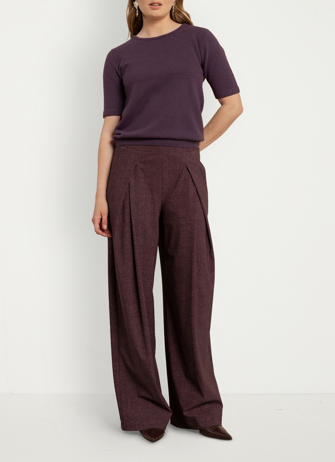 Studio Anneloes Felica pullover - voorkant 2 paars