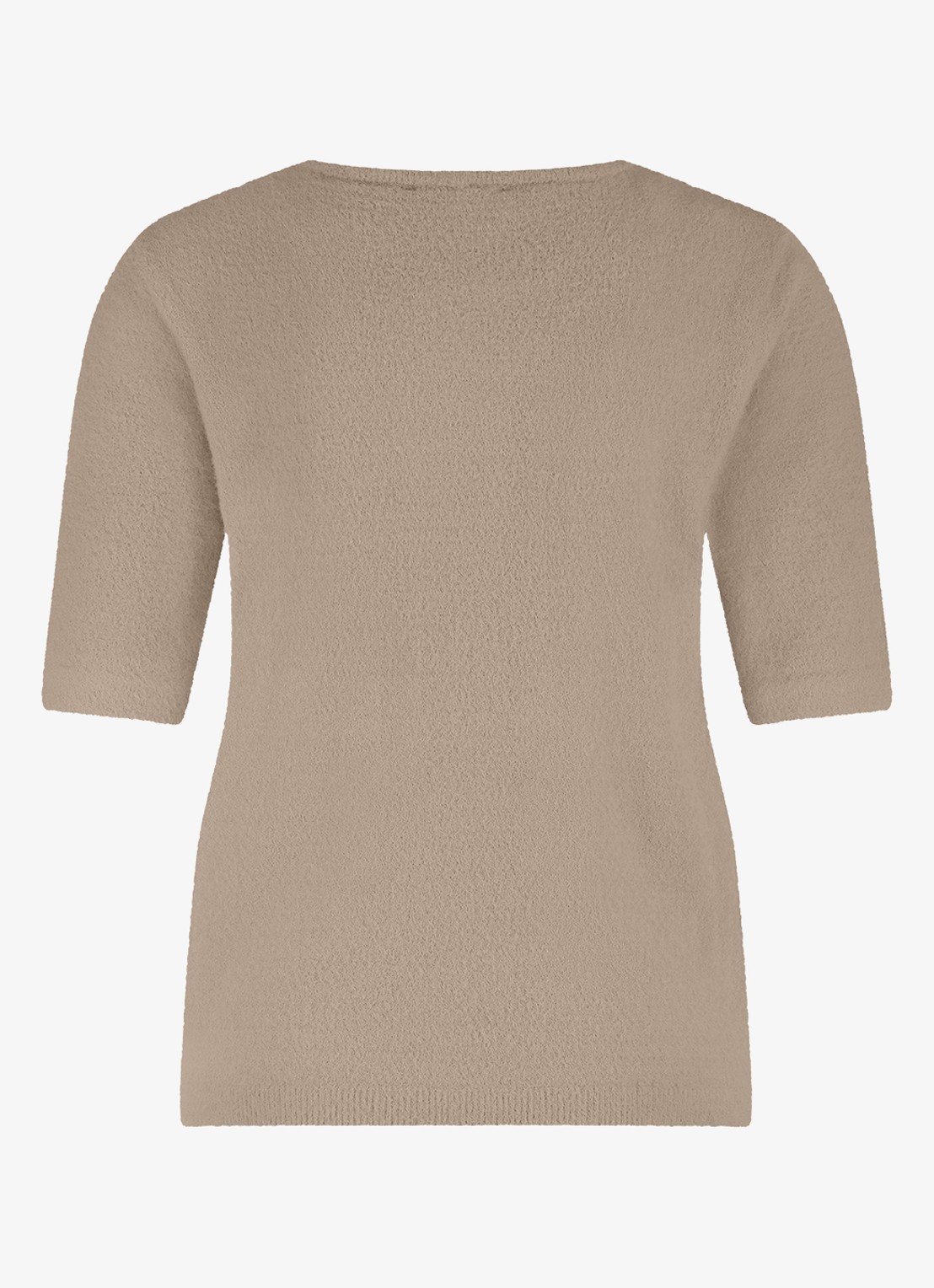 Studio Anneloes Felica top met ronde hals - achterkant 2 lichtbruin