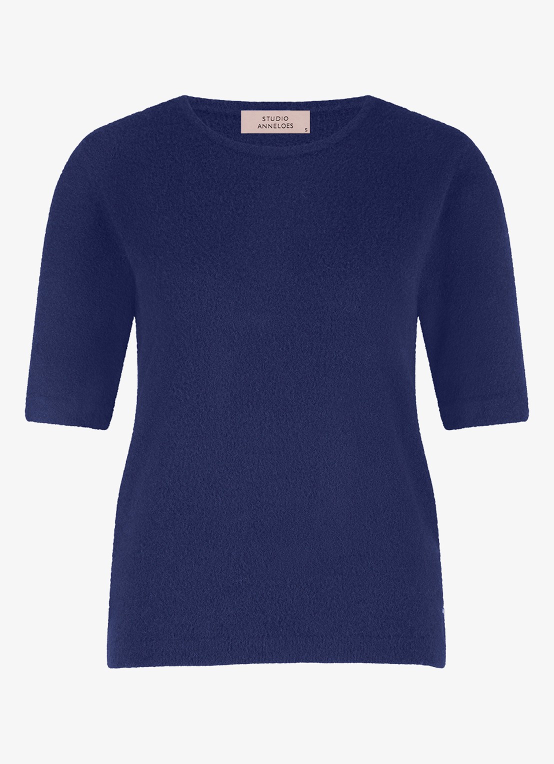 Studio Anneloes Felica top met ronde hals - voorkant 4 donkerblauw