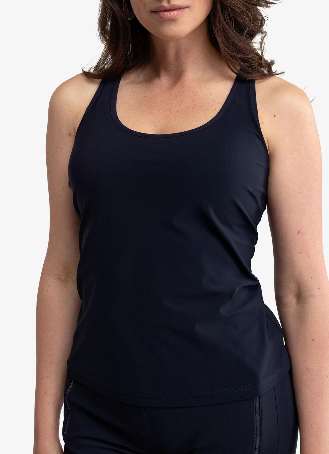 Studio Anneloes Fran tanktop met stretch - detail 3 zwart