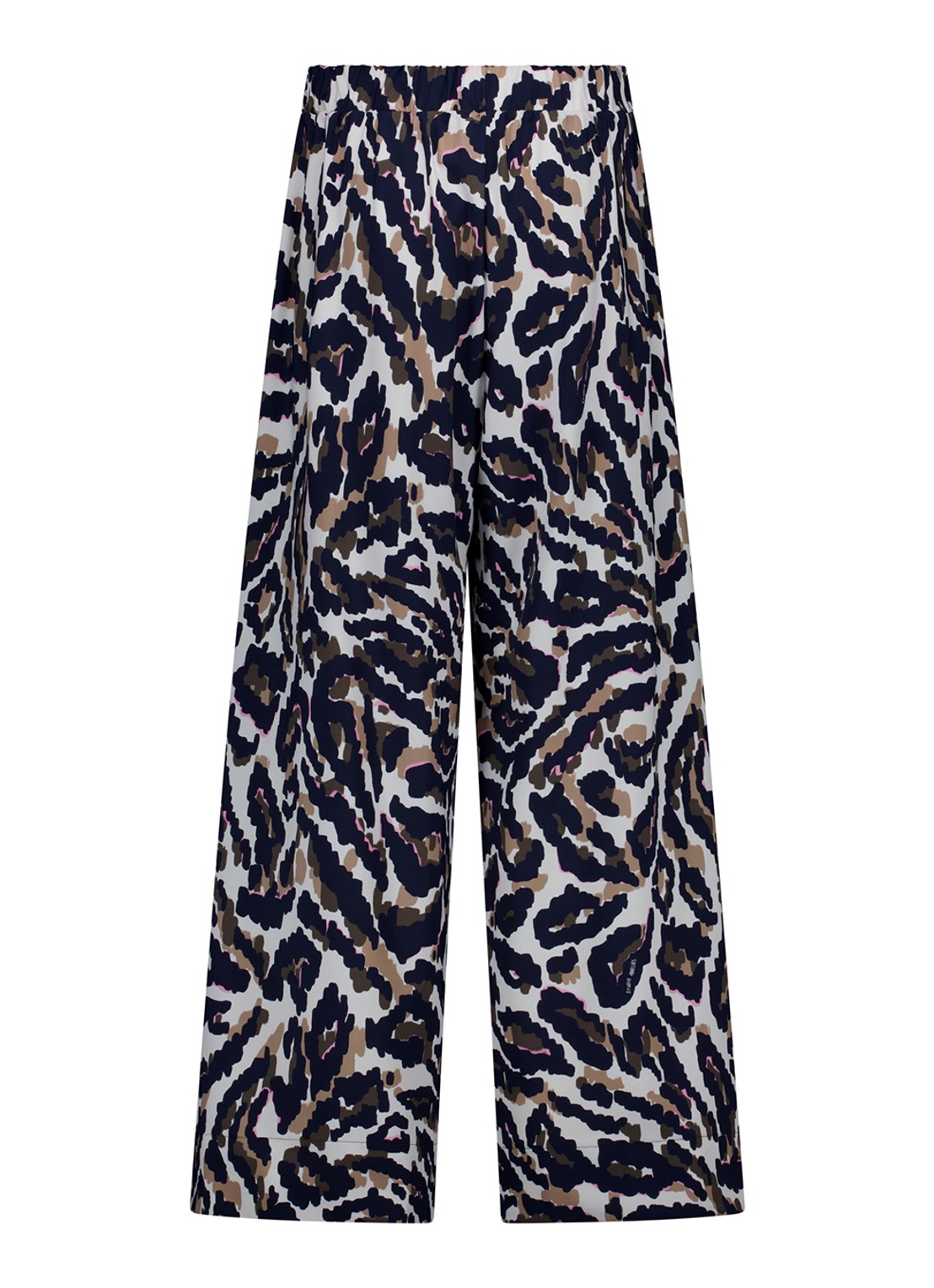 Studio Anneloes Grace broek met panterprint - detail donkerbruin