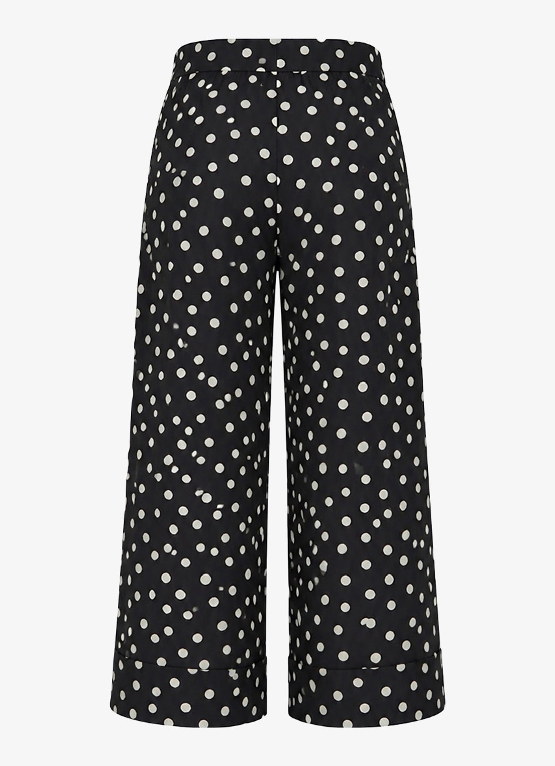 Studio Anneloes Grace Dot  high waist wide fit culotte met strippenprint - achterkant multicolor