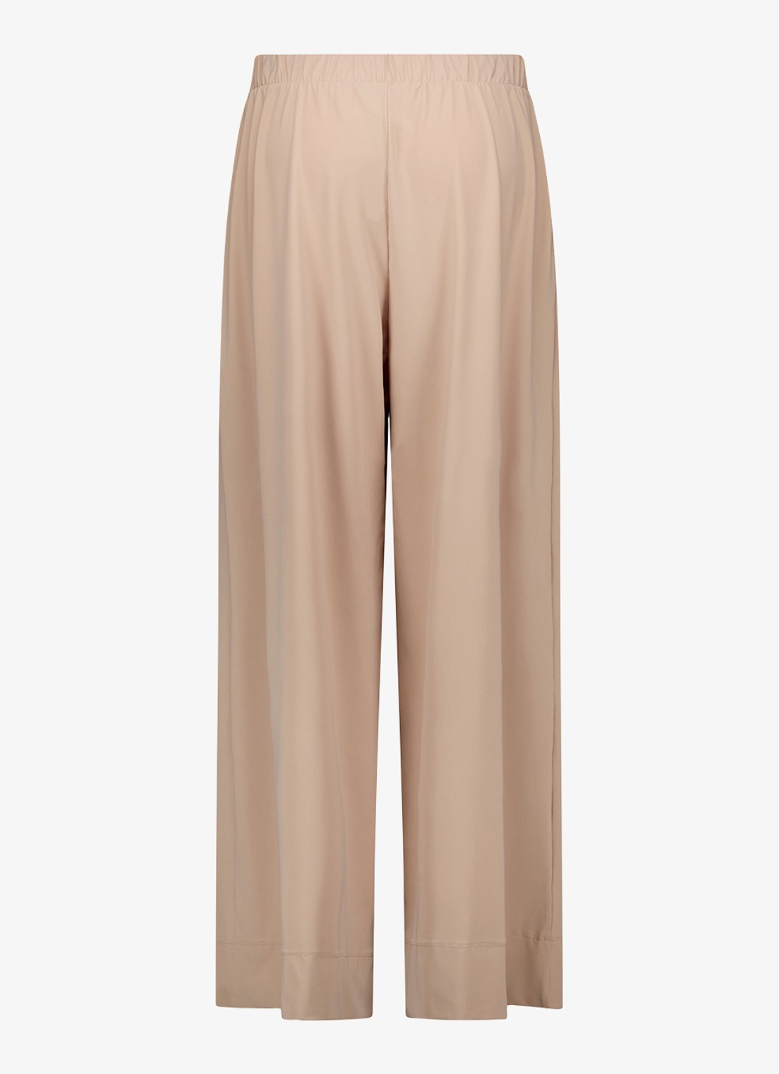 Studio Anneloes Grace high waist wide fit broek met trekkoord - achterkant bruin