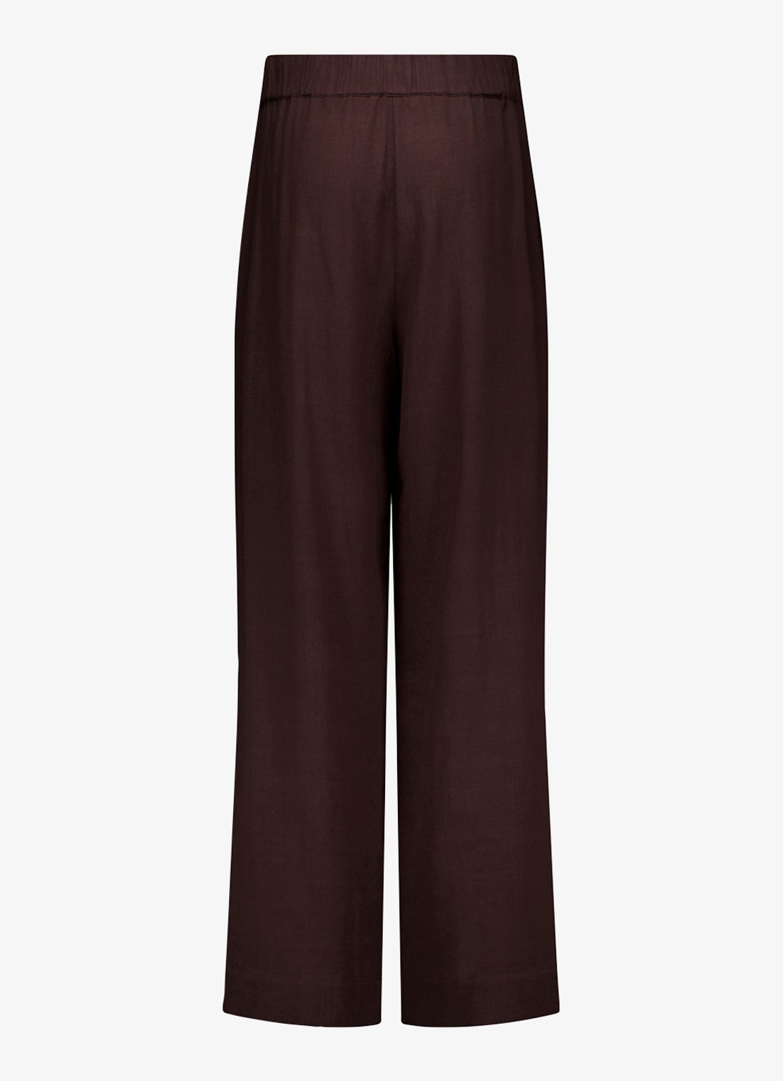 Studio Anneloes Grace loose fit palazzo in linnenblend - achterkant 2 bruin