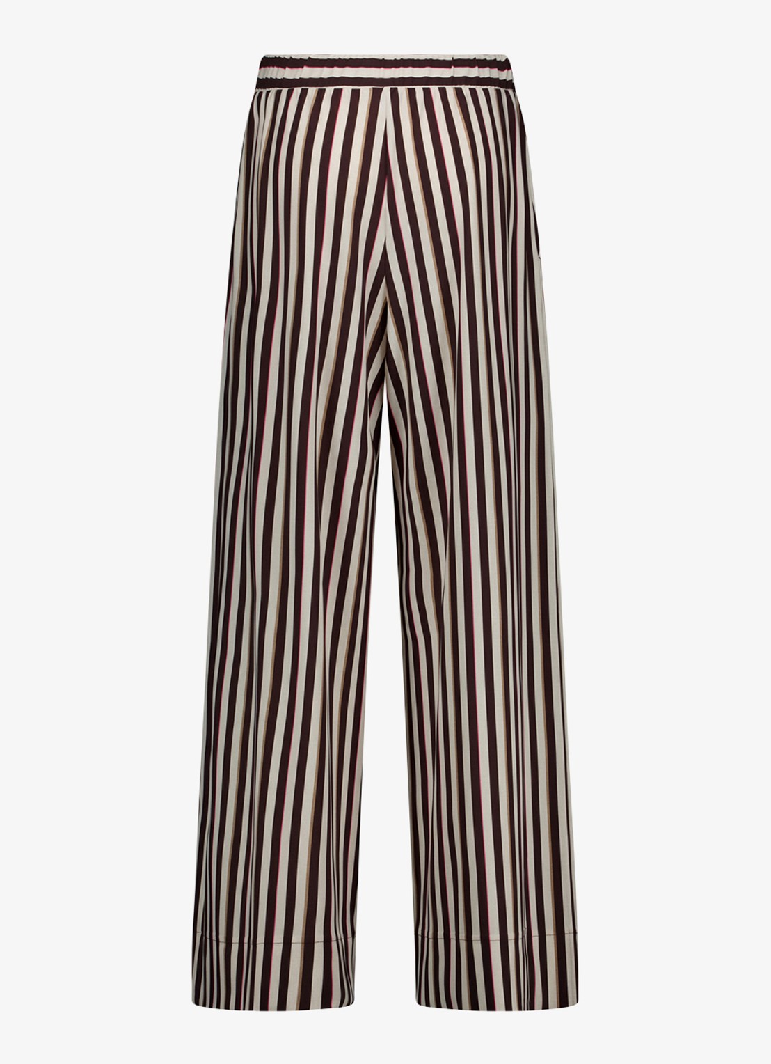 Studio Anneloes Grace pantalon met streepprint - achterkant bruin