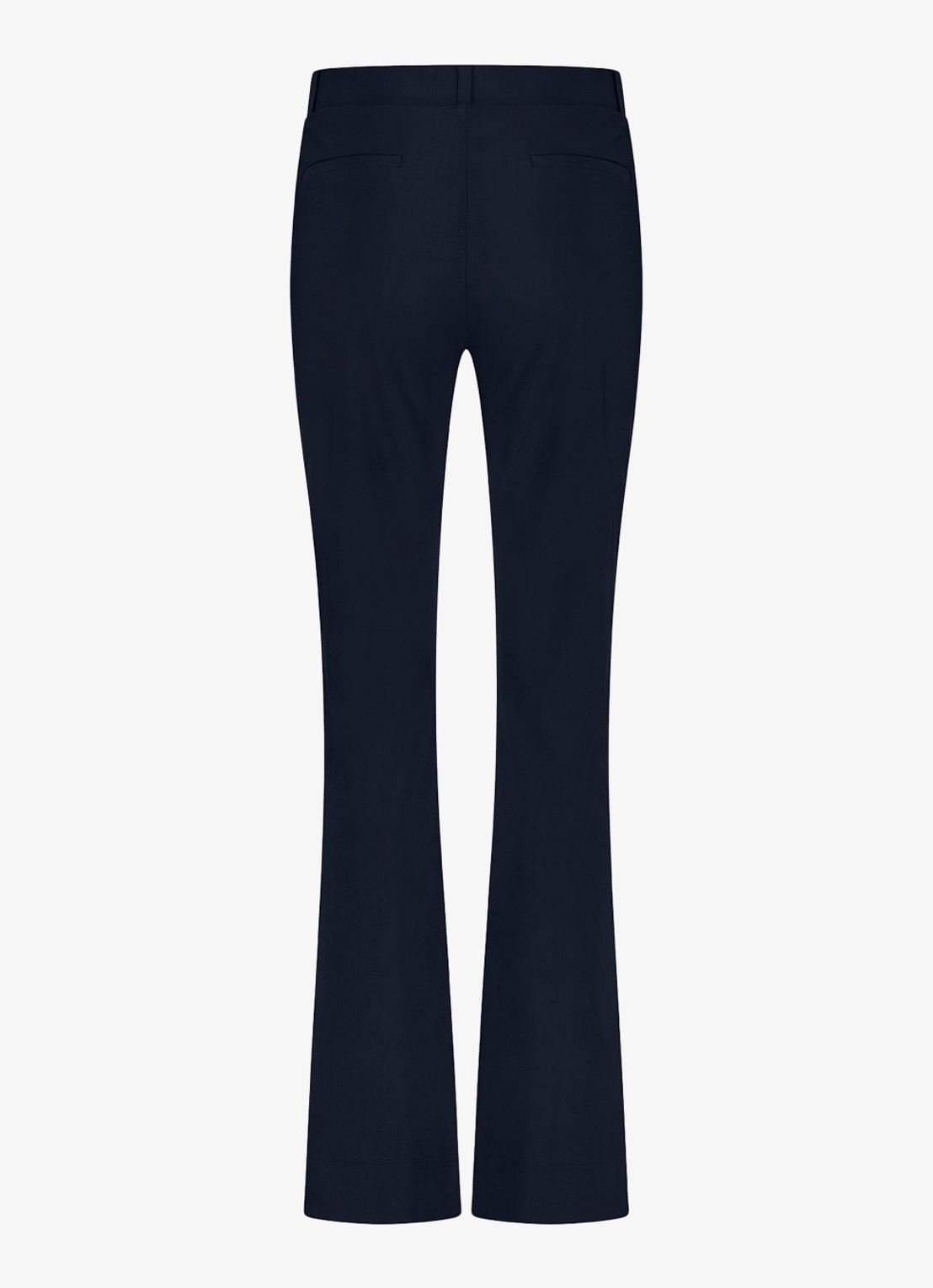 Studio Anneloes High waist flared fit broek met steekzakken - detail 3 donkerblauw