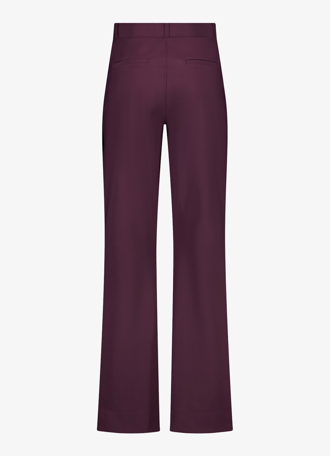 Studio Anneloes High waist flared fit pantalon - achterkant 2 aubergine