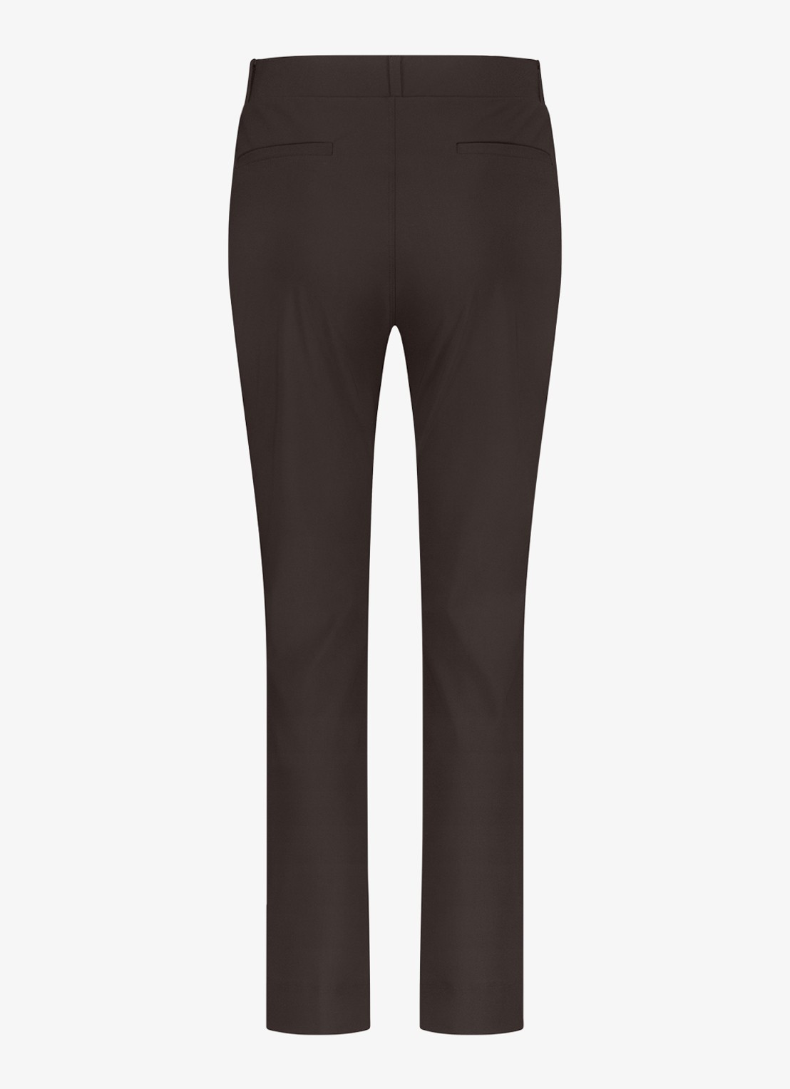 Studio Anneloes High waist tapered fit pantalon met steekzakken - detail 5 bruin