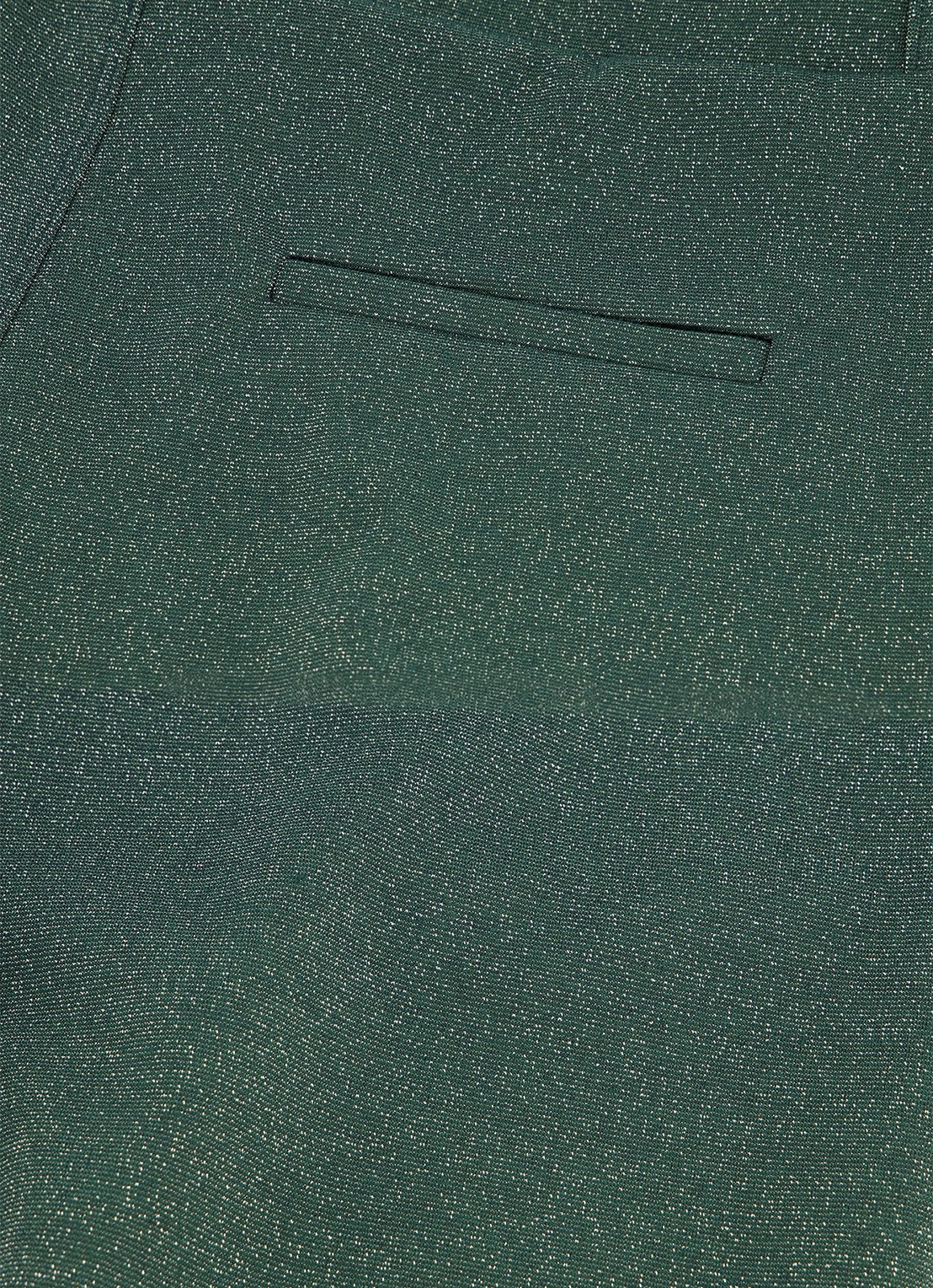 Studio Anneloes High waist wide fit pantalon met lurex en steekzakken - detail 3 groen