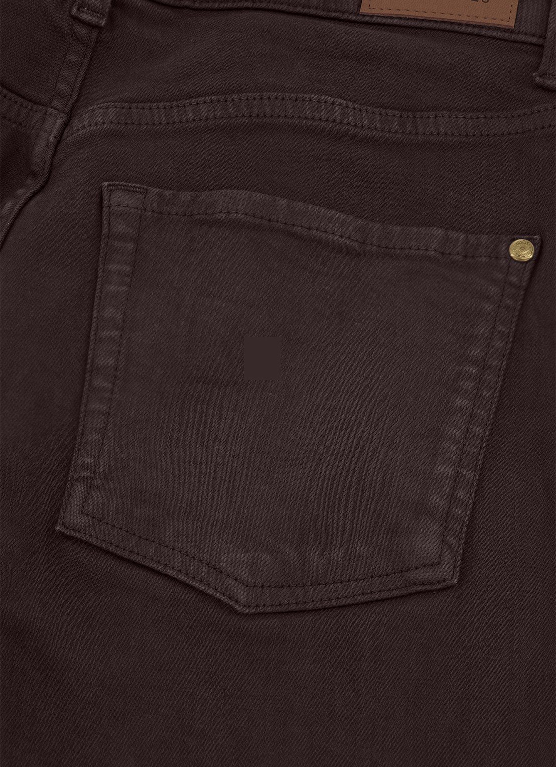 Studio Anneloes High waist wide leg jeans met steekzakken - detail 6 bruin