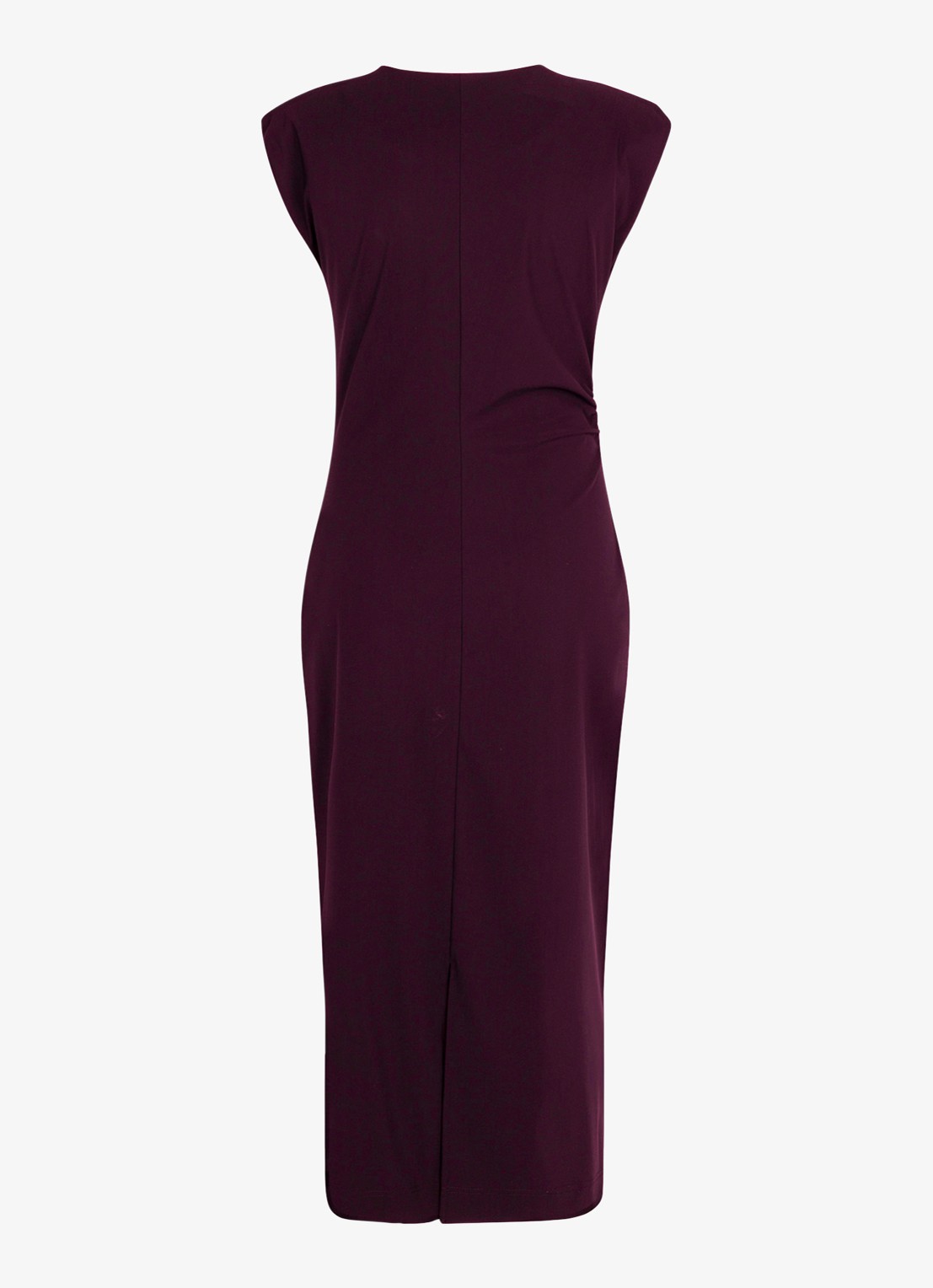 Studio Anneloes Jewel midi jurk met ronde hals - achterkant paars