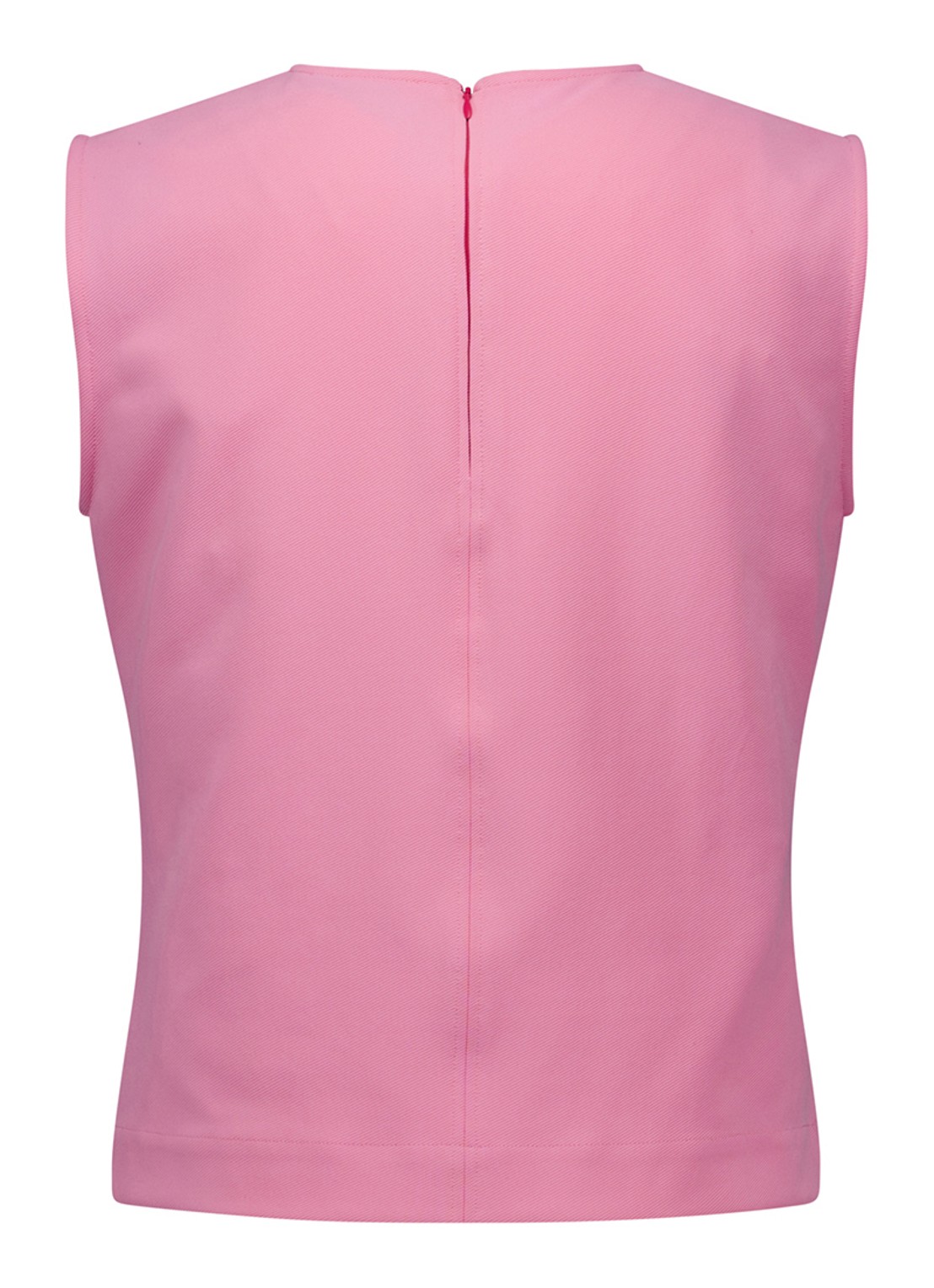 Studio Anneloes Josie mouwloze top met ronde hals - detail 2 roze