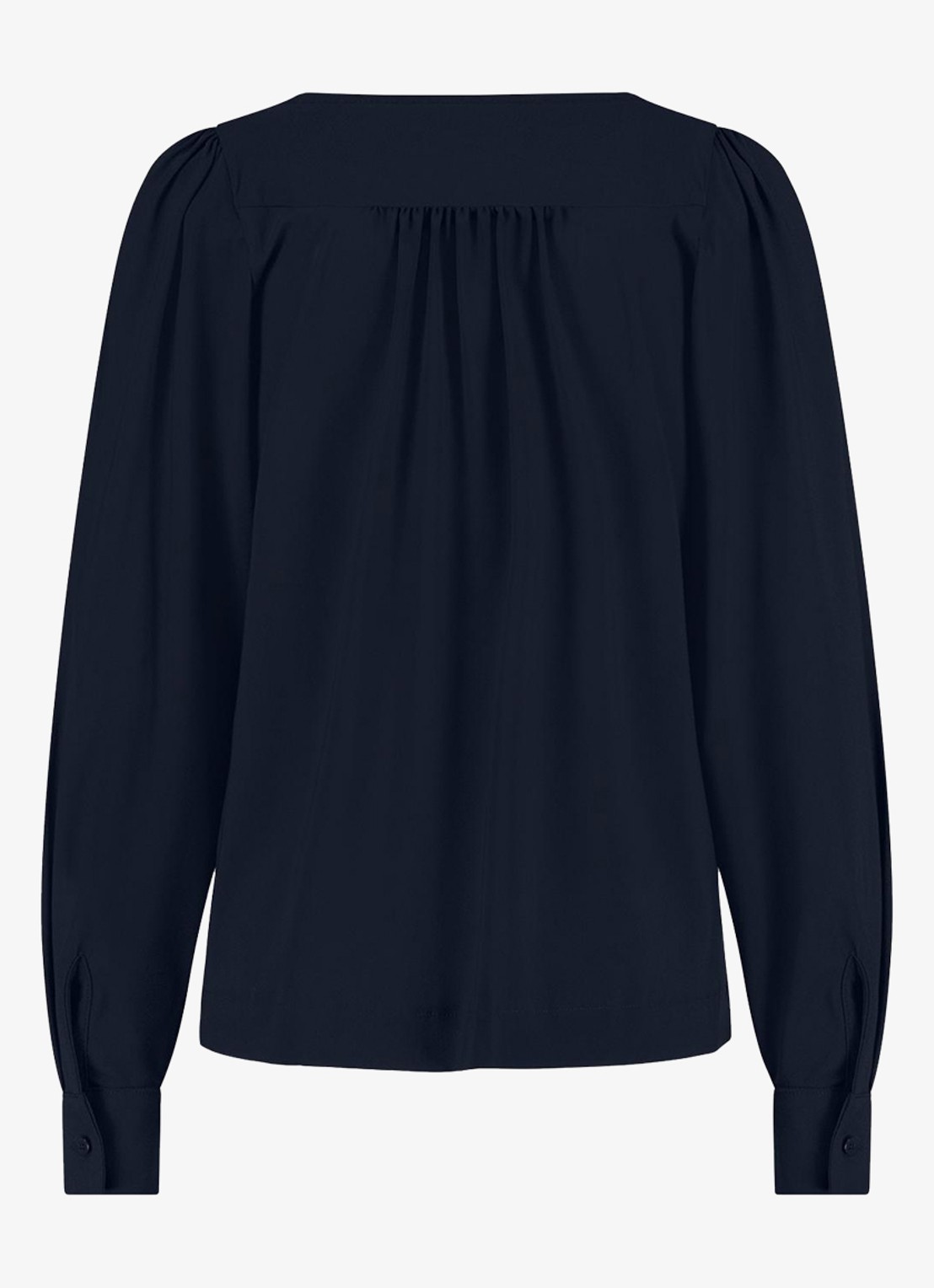 Studio Anneloes Les top met V-hals - detail 4 donkerblauw