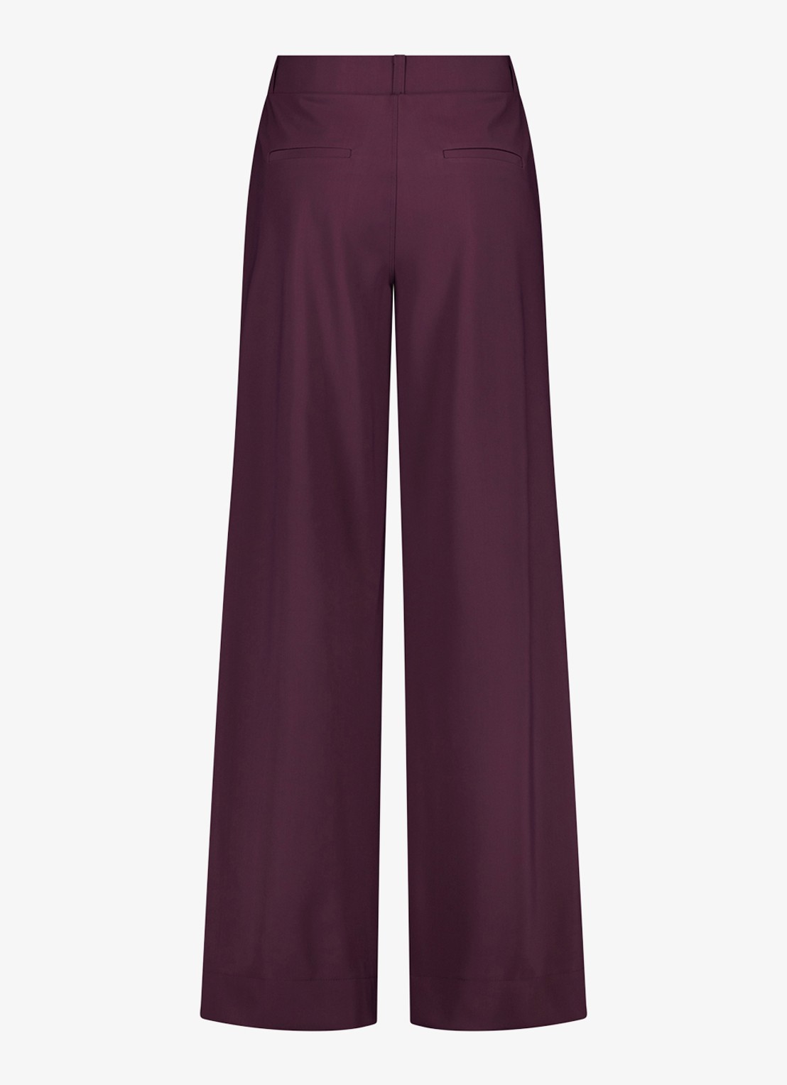 Studio Anneloes Lexie bonded trousers - achterkant 5 aubergine