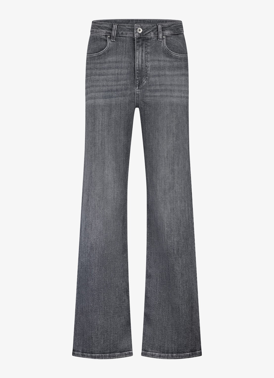 Studio Anneloes Lexie high waist loose fit jeans met steekzakken - voorkant 3 grijs