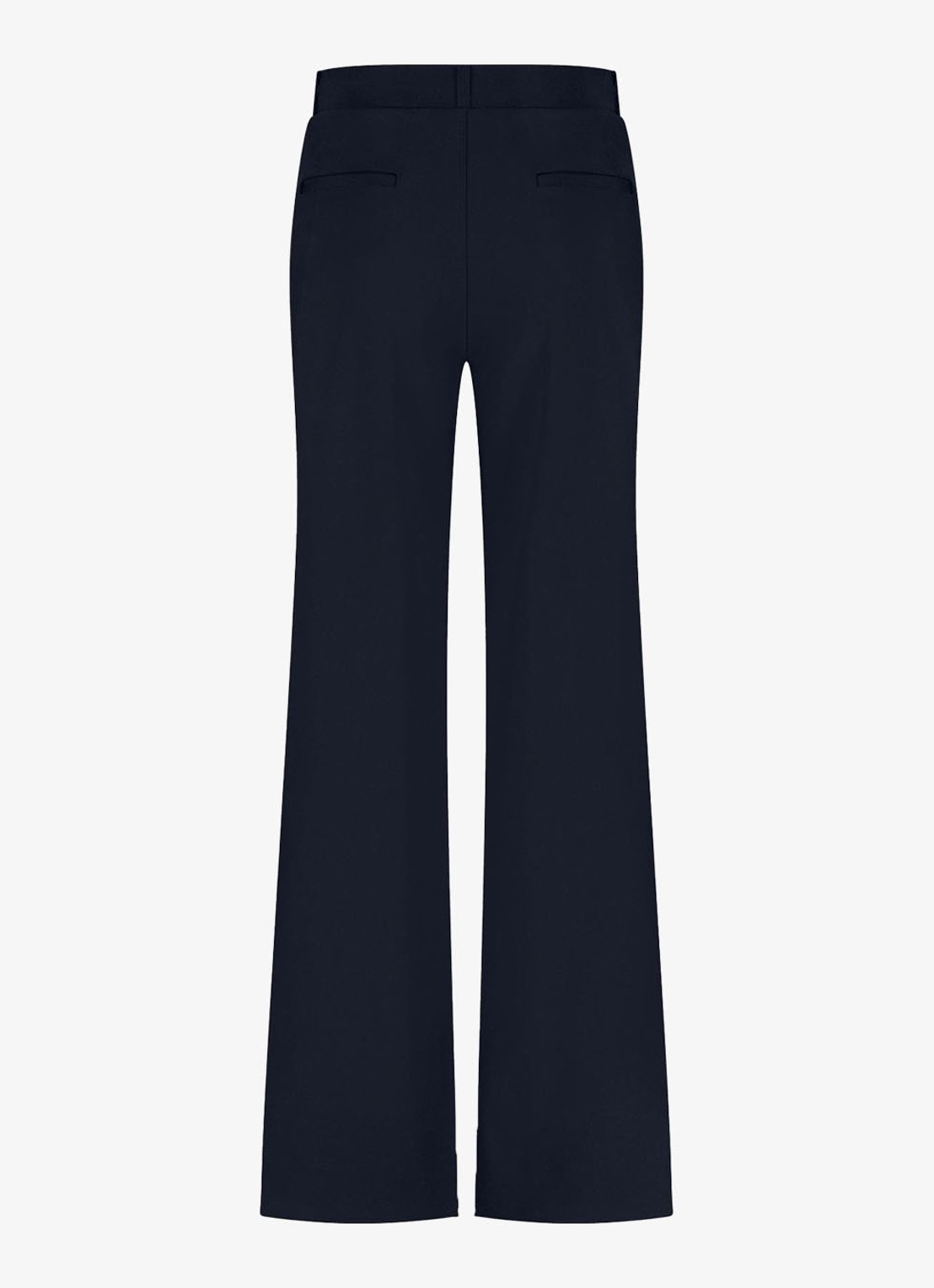 Studio Anneloes Lexie high waist wide fit broek met steekzakken - detail 5 donkerblauw