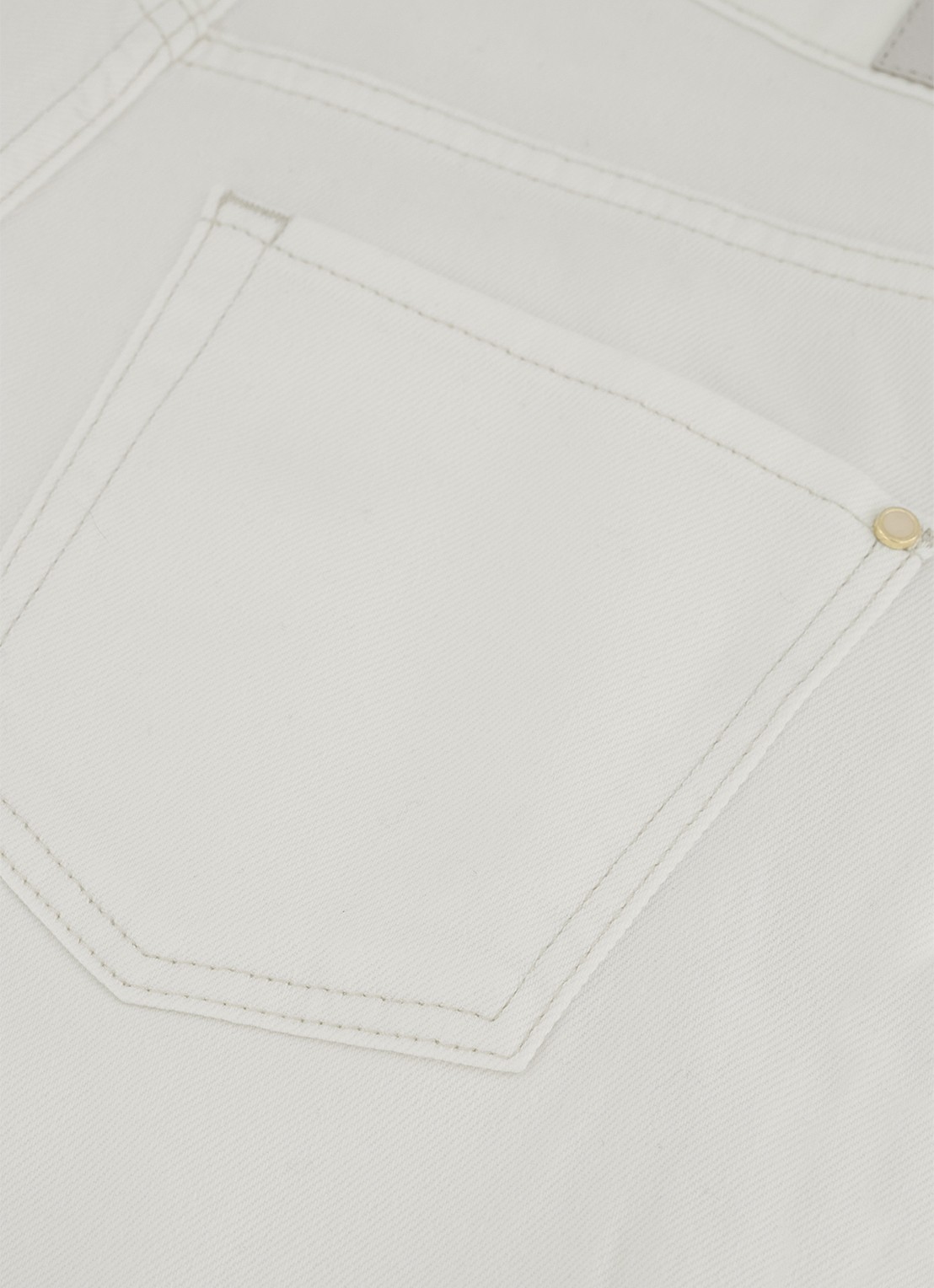 Studio Anneloes Lexie high waist wide fit jeans met gekleurde wassing - detail 2 gebroken wit