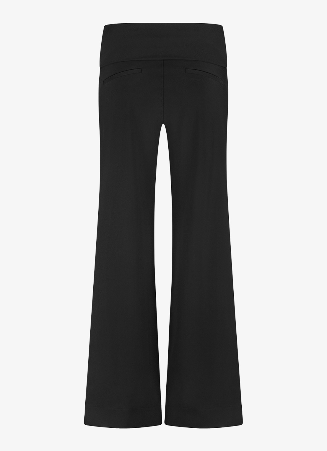 Studio Anneloes Lexie high waist wide fit pantalon met steekzakken - detail 5 zwart