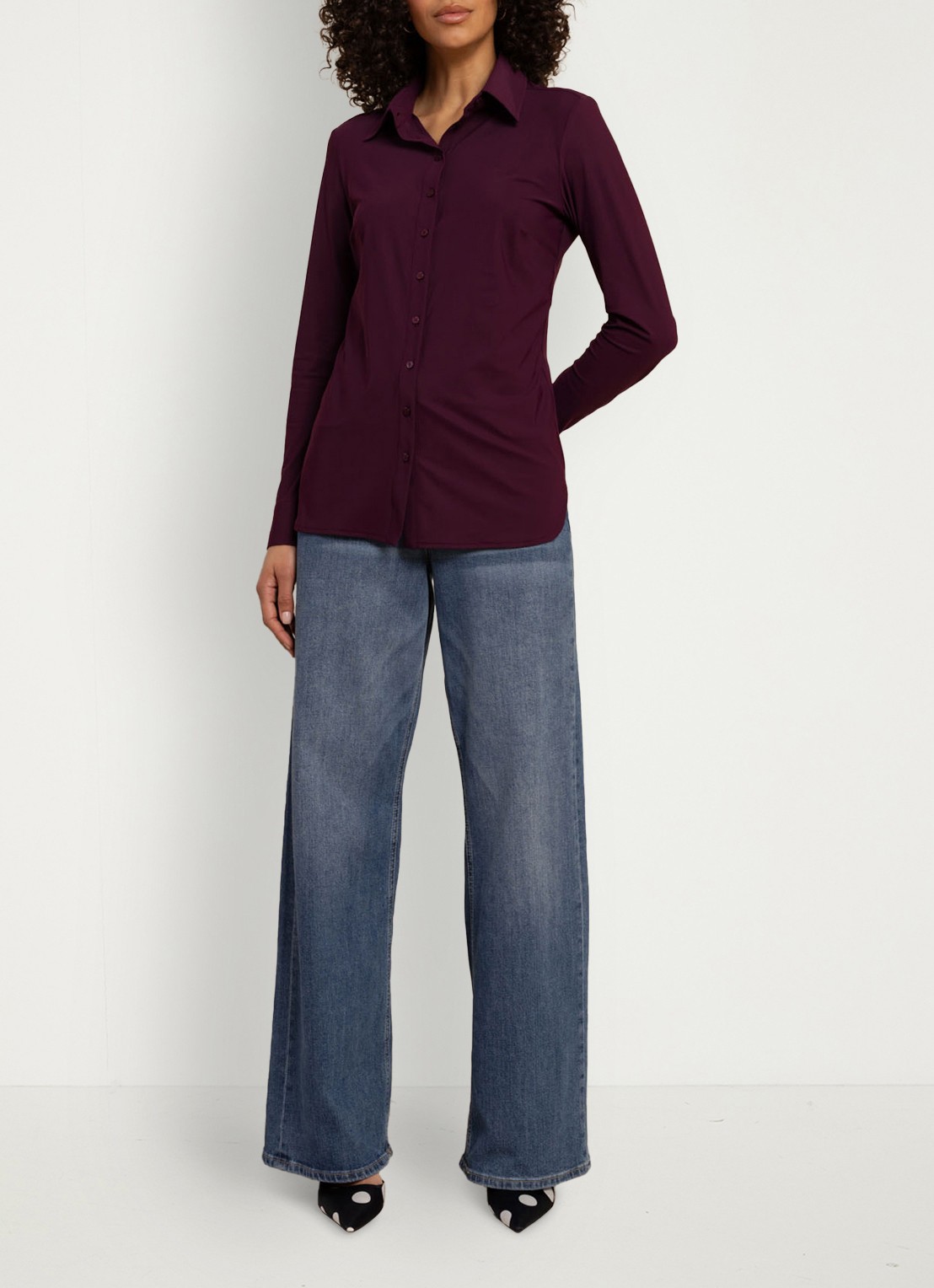 Studio Anneloes Lexie high waist wide leg jeans - detail 2 jeans